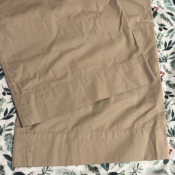 loft khaki poplin pants size 14 - Picture 6 of 9